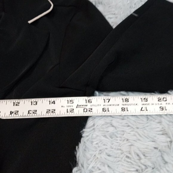 Vintage Jodi Kristopher Womens Blazer Black Suit Jacket Single Breasted‎ 1/2 - Picture 6 of 11